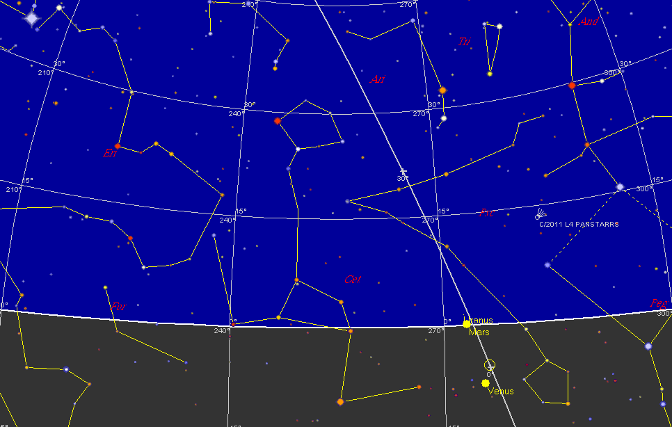 PANSTARRS posizione20 marzo