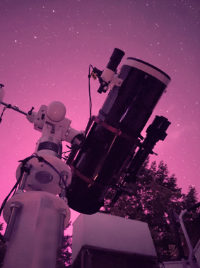 Nuova strumentazione Telescopio 250mm f3,9 durante l'aurora boreale del 10 maggio 2024.jpg